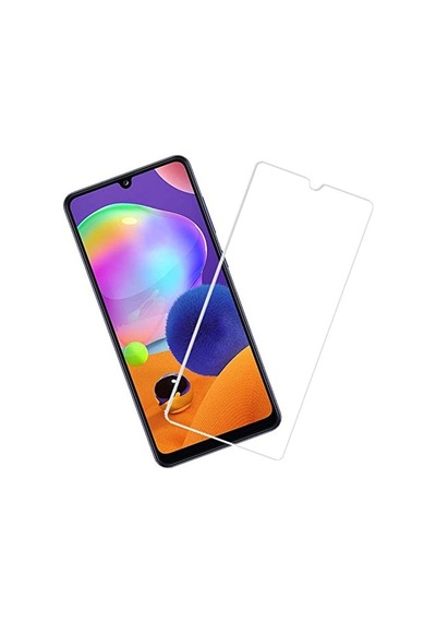Samsung Galaxy A31 İle Uyumlu Ekran Koruyucu Şeffaf Temperli Kırılmaz Cam Ekran Koruyucu