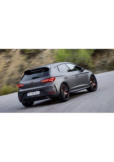 Seat Leon Cupra Bagaj Parlak Siyah Abs 3M 3D Yazı Logo Amblem