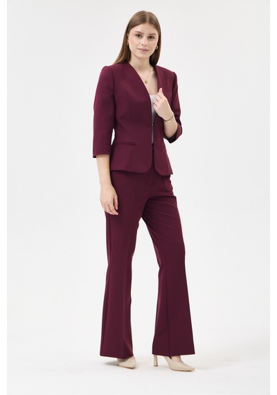 Velnara Moda Mürdüm Zamansız Klasik Kadın Takım Elbise-v Yaka Ceket & İspanyol Paça Pantolon Koyu Mürdüm - 927041557 Koyu Mürdüm Velnara Moda Mürdüm Zamansız Klasik Kadın Takım Elbise-v Yaka Ceket & İspanyol Paça Pantolon Koyu Mürdüm - 927041557 Koyu Mürdüm