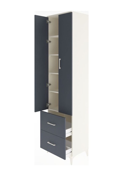 Hyperion Dolap 5 Raflı 2 Çekmeceli 2 Kapaklı 60x44x243 Aytaşı-antrasit Atlas Çam Hyperion Dolap 5 Raflı 2 Çekmeceli 2 Kapaklı 60x44x243 Aytaşı-antrasit Atlas Çam