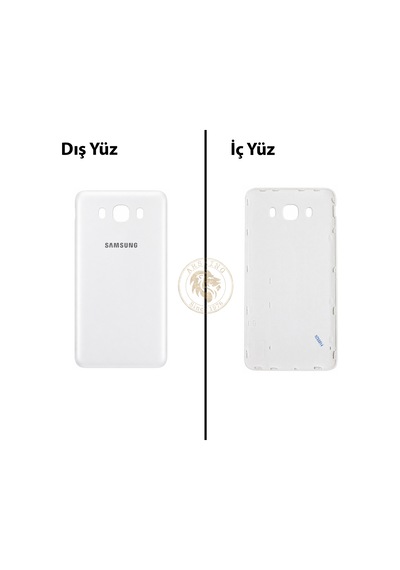 Samsung Galaxy J7 2016 J710 Beyaz Renk Arka Kapak Arka Cam Batarya Kapağı Pil Kapağı Lazer Kesim Back Cover Galaxy J7 2016 Uyumlu
