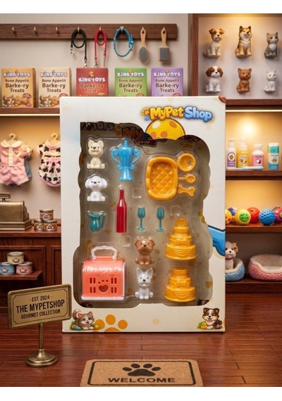 Petshop Dükkanım İnteraktif Oyun Seti - 13 Parça Köpek Figürleri Ve Aksesuar Dünyası