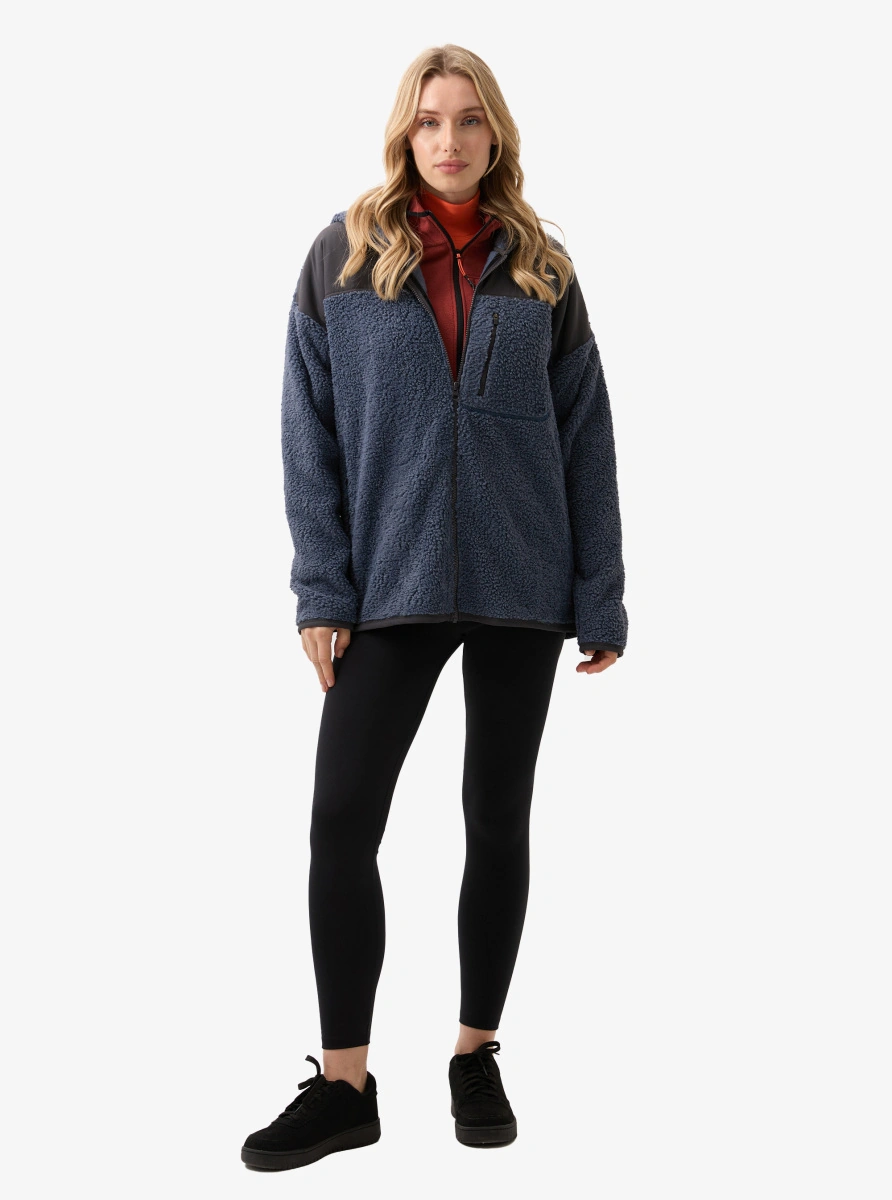 Unisex Termal Polar Ceket 20001 - Mavi Mavi