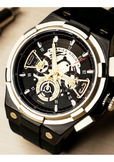 Aries Gold G 7016 BKG-BKG Erkek Kol Saati