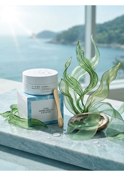 Atomy Marine Ampoule Göz Maskesi - Deniz Ampulü Özlü Morluk Ve Kırışıklık Karşıtı Hidrojel Göz Bandı