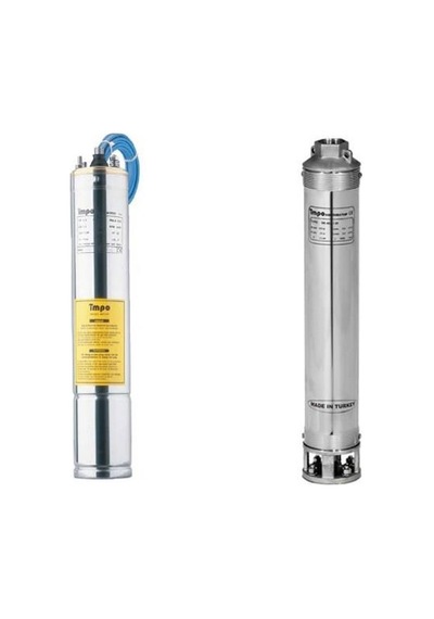 Impo Sk 404/14 Krom Başlıklı Derin Kuyu Dalgıç 1,5 Hp Trifaze Motorlu 4"inç 92 Mss 6 M³/h
