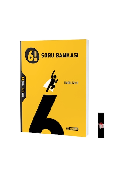 Hız Yayınları 6. Sınıf İngilizce Soru Bankası Hediyeli2022-23Yeni-Harry Potter Kitap Ayracı Hediye