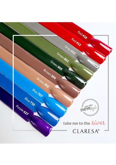 Claresa Kalıcı Oje Brown Saf Kahverengi 304 5g
