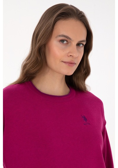 U.s. Polo Assn. Kadın Fuşya Kazak /triko 50314675-vr023 Fusya