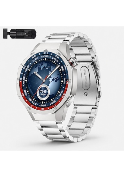 Huawei Watch Gt5 Pro 46mm İle Uyumlu Katlanır Klipsli Paslanmaz Çelik Saat Kordonu
