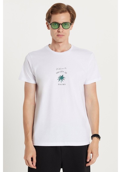 Tudors Erkek Slim Fit Dar Kesim %100 Pamuk Yumuşak Dokulu Baskılı Beyaz Bisiklet Yaka Tişört-33174 Beyaz Tudors Erkek Slim Fit Dar Kesim %100 Pamuk Yumuşak Dokulu Baskılı Beyaz Bisiklet Yaka Tişört-33174 Beyaz