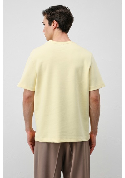 Antioch Regular Fit Basic Erkek T-shirt Sarı