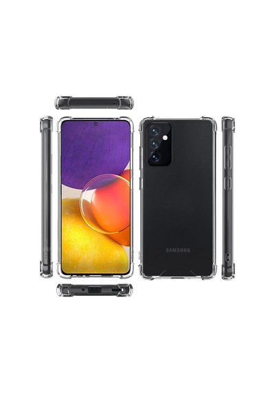 Galaxy Uyumlu A54 Kılıf Tchs Nitro Anti Shock Silikon - Renksiz Renksiz