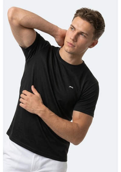 Slazenger Keanu Erkek Siyah Tişört