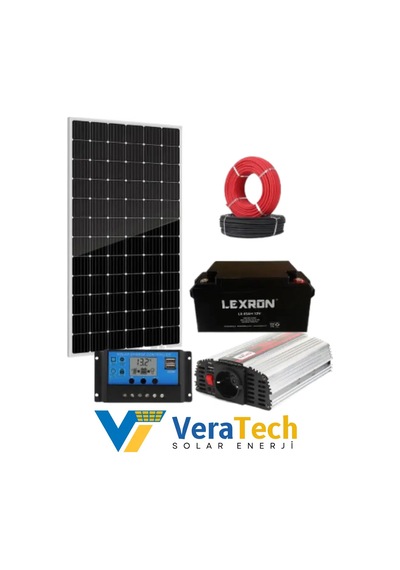 Veratech Solar Enerji Bağ Evi Tv Aydınlatma Paketi