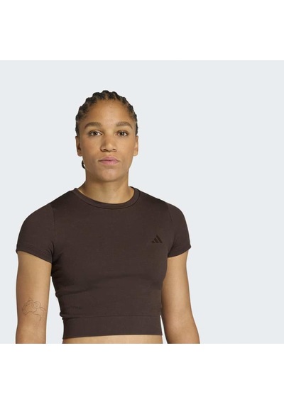 Adidas Workout Essentials Kadın Kahverengi Tişört Jz0128