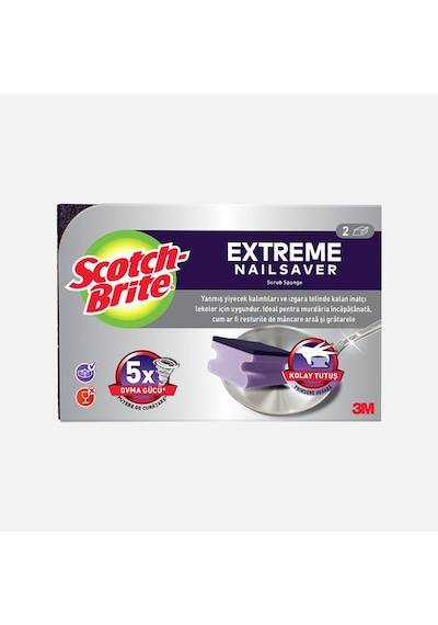 Scotch Brite Extreme Bulaşık Süngeri 2'li