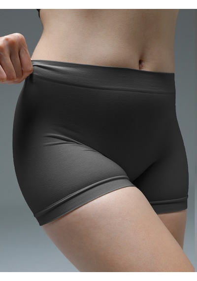 Moncorno Model Boxer Popo Şekillendirici İz Yapmayan Seamless Külot Koyu Gri Renk Koyu Gri