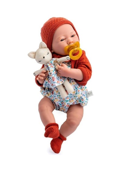Berenguer Boutique Oyuncak Bebek 38 Cm - Kiremit Hırka Ve Kedili