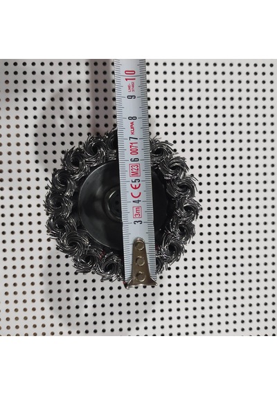 Novax Çanak Fırça Burgulu Daire Fırça 80 Mm M14 Tüv Onaylı Ce Belgeli Daire Burgu Çanak 80 Mm