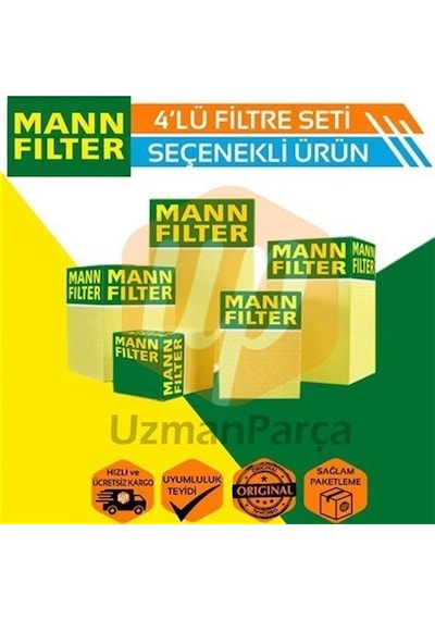 Hyundai İX35 2.0 CRDI Dizel MANN Filtre Bakım Seti 2010-2015