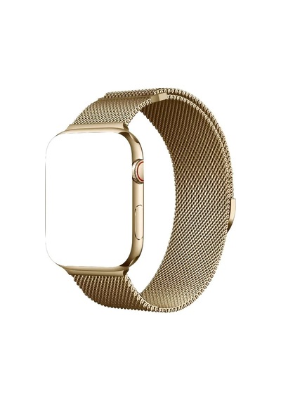 Paslanmaz Çelik Watch 10 Uyumlu Kaliteli Kordon Altın Renk 42-44-45-49mm