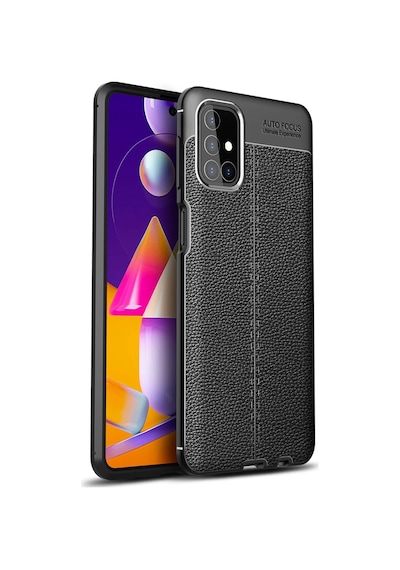 Newface Samsung Galaxy Uyumlu M31s Kılıf Auto Focus Kapak Semeglbl - 31 - Siyah Sıyah