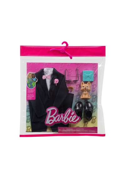 Hwv77 Barbie + Ken Fashion - Damat Aksesuarları Bebekler Ürüne Dahil Değildir. Çok Renkli