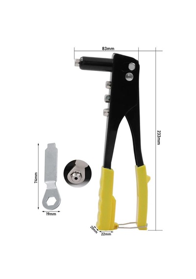 Manuel Pop Perçin Tabancası 2.4 Mm - 3.2 Mm - 4.0 Mm - 4.8 Mm