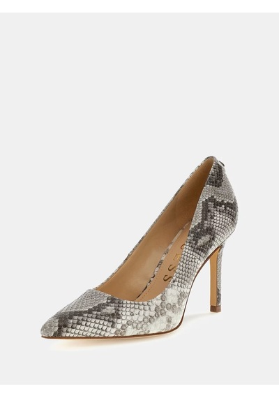 Guess Dabbey Piton Desenli Kadın Topuklu Ayakkabı Flpdb4ele08 Çok Renkli