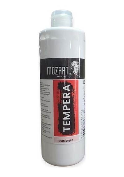 Mozart Tempera Titan Beyaz 105 Guaj Boya 500 Gr Diğer