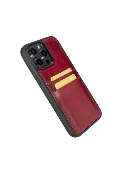 Bouletta Apple İphone 14 Pro Max Uyumlu Deri Arka Kapak Fxcp V4ef