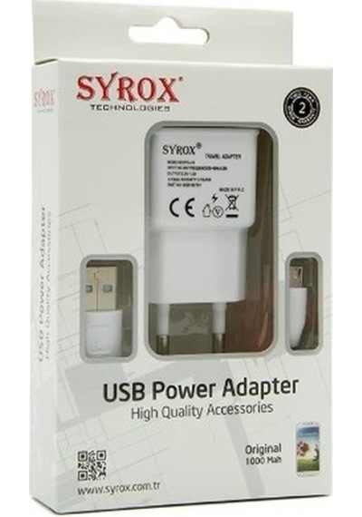 Syrox LG Uyumlu Cep Telefonu Şarj Aleti 1amp. - Syrox - J14