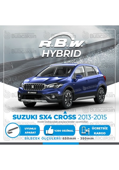 Suzuki Sx4 S Cross Ön Silecek Takımı (2013-2015) RBW Hibrit