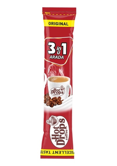 Hot Drops 3ü1 Arada Hazır Kahve 50 Adet X 18 Gr