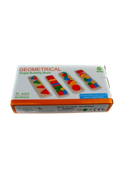 Oyuncak Geometrik Şekiller Ahşap Eğitici Şekiller