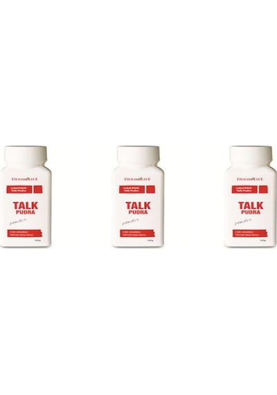 Dermolıfe Talk Pudra 100 Gr 3 Adet