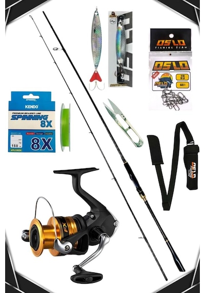 Oslo Zen Pro 244cm 6-32gr Shimano Fx C3000 Spin Olta Seti Standart