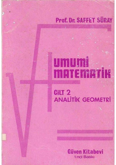 Umumi Matematik Cilt 2 Analitik Geometri