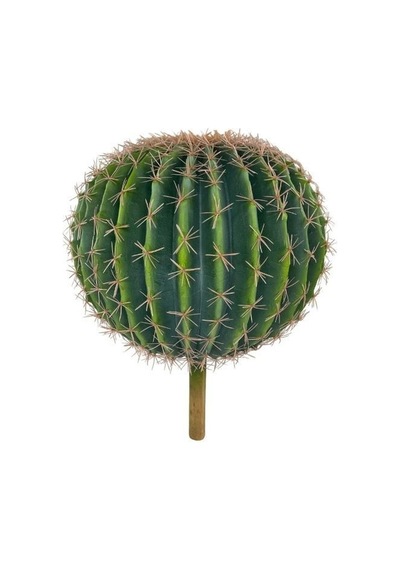 Yapay Çiçek Echinocactus Grusonii Altın Fıçı Kaktüs 35 35cm Cactüs Sk4010s