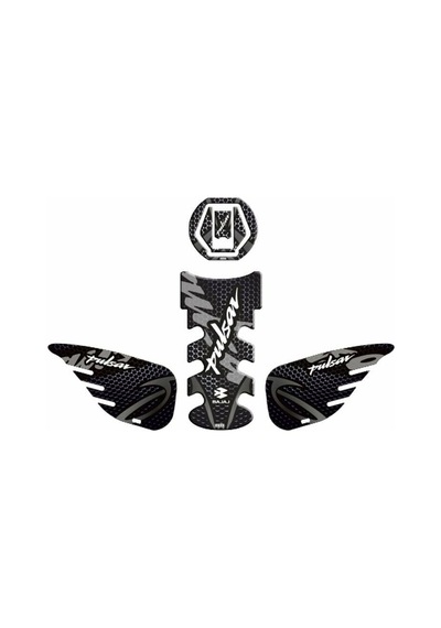 Bajaj Pulsar 2014 - 2024 Uyumlu Tank Pad Set 005 Çok Renkli