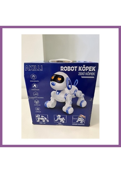 Bezos 6601 Uzk Kumandalı Dans Edebilen Robot Köpek Rengaren