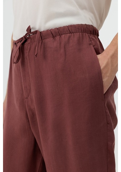 Antioch Modal Karışımlı Relaxed Erkek Pantolon Bordo