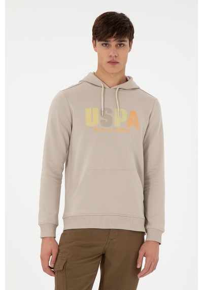 U.s. Polo Assn. Erkek Taş Sweatshirt 50293354-vr049 Taş