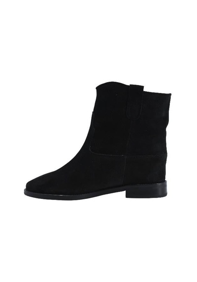 Poletto Hakiki Deri Kahve Bot Düz 482 02-2256 Kahve