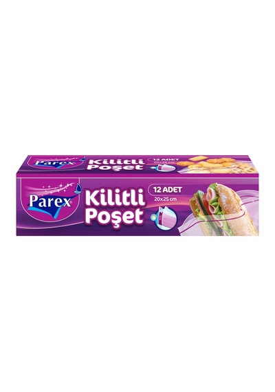 5 Adet Parex Kilitli Poşet Küçük Boy 12'li Diğer