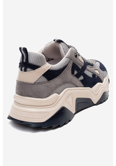 Luvishoes Lecce Lacivert Süet Multi Kadın Spor Ayakkabı Lacivert