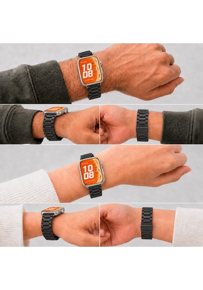 Huawei Watch Fit 5 Pro Uyumlu Ayarlanabilir Paslanmaz Çelik Kordon