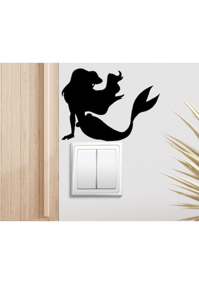Bk Home Deniz Kızı Tasarımlı Duvar Sticker-1