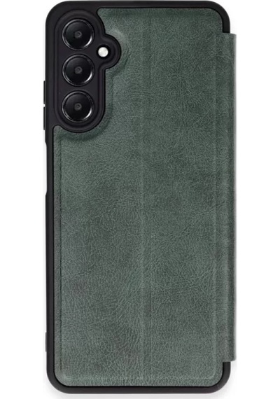 Newface Samsung Galaxy S24 Fe Kılıf Flip Cover - Koyu Yeşil